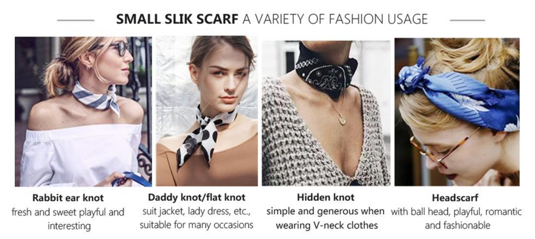 How To Tie A Silk Scarf——Chic and Unique Ways to Wear a Silk Scarf